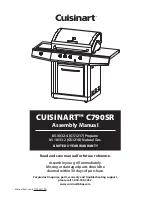 Cuisinart C790SR Assembly Manual предпросмотр