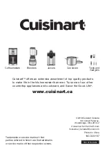 Предварительный просмотр 11 страницы Cuisinart CBB-550C Series Instruction And Recipe Booklet