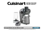 Cuisinart CBJ-450 Instruction And Recipe Booklet предпросмотр