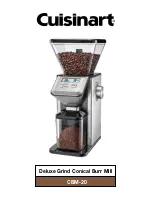 Cuisinart CBM-20 Manual предпросмотр