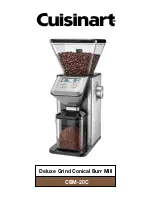 Cuisinart CBM-20C Operating Instructions Manual предпросмотр