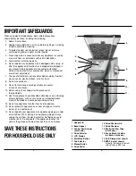 Preview for 2 page of Cuisinart CBM-20C Operating Instructions Manual