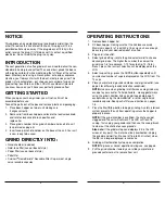 Preview for 3 page of Cuisinart CBM-20C Operating Instructions Manual