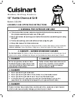 Cuisinart CCG-290 Assembly And Operating Instructions Manual предпросмотр