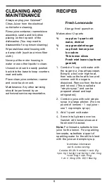 Preview for 6 page of Cuisinart CCJ-900 Series Instruction/Recipe Booklet