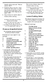 Preview for 9 page of Cuisinart CCJ-900 Series Instruction/Recipe Booklet