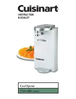 Cuisinart CCO-40BC Series Instruction Booklet предпросмотр