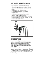 Cuisinart CCO-50BK - Deluxe Electric Can Opener Cleaning Instructions Manual preview