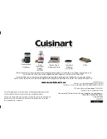 Предварительный просмотр 8 страницы Cuisinart CDF-250C Instruction Booklet