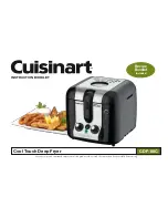 Предварительный просмотр 1 страницы Cuisinart CDF-80C Instruction Booklet