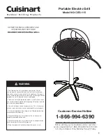 Предварительный просмотр 1 страницы Cuisinart CEG-115 Owner'S Manual