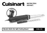 Предварительный просмотр 1 страницы Cuisinart CEK-41C Instruction Booklet