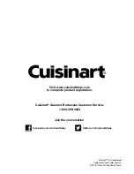 Предварительный просмотр 30 страницы Cuisinart Ceramic 850 85-3126-2 Assembly Manual