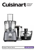 Cuisinart CFP-800 Series Instruction And Recipe Booklet предпросмотр