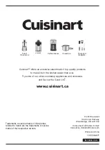 Предварительный просмотр 23 страницы Cuisinart CFP-800C Instruction And Recipe Booklet