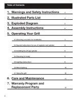 Preview for 2 page of Cuisinart CGG-200 Assembly And Operating Instructions Manual