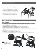 Предварительный просмотр 10 страницы Cuisinart CGG-403 Manual