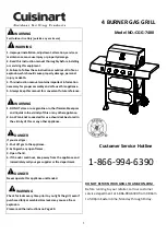 Cuisinart CGG-7400 Manual предпросмотр