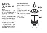 Предварительный просмотр 3 страницы Cuisinart CH-4 Instruction/Recipe Booklet