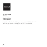 Preview for 28 page of Cuisinart CH4DCU Instructions For Use Manual