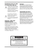 Preview for 3 page of Cuisinart CHW-12 Instruction Booklet