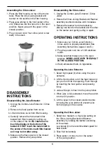 Предварительный просмотр 5 страницы Cuisinart CJE-2000 Series Instruction And Recipe Booklet