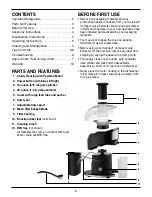 Предварительный просмотр 3 страницы Cuisinart CJE-500C Instruction Booklet