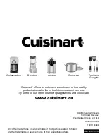 Предварительный просмотр 17 страницы Cuisinart CJE-500C Instruction Booklet