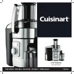 Предварительный просмотр 1 страницы Cuisinart CJE1000E Instructions Manual