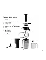 Предварительный просмотр 5 страницы Cuisinart CJE1000U User Manual