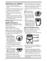 Preview for 4 page of Cuisinart CleanWater WCH-1000 Instruction Booklet