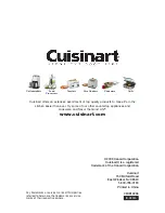 Preview for 12 page of Cuisinart CleanWater WCH-1000 Instruction Booklet