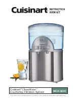 Preview for 1 page of Cuisinart CLEANWATER WCH-950C Instruction Booklet