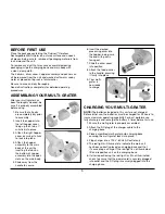 Предварительный просмотр 6 страницы Cuisinart CMG-20 Instruction Booklet