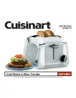 Cuisinart CMT-200PBK - Cast Metal Toaster Instruction Booklet preview