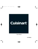 Preview for 1 page of Cuisinart CMT200U User Manual