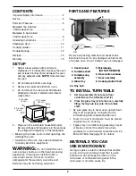 Предварительный просмотр 5 страницы Cuisinart CMW-70C Instruction And Recipe Booklet