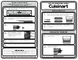 Предварительный просмотр 3 страницы Cuisinart Contact Griddler Quick Reference Manual