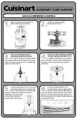 Preview for 2 page of Cuisinart CORE CUSTOM Quick Reference Operation Manual