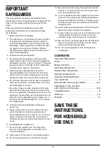 Предварительный просмотр 2 страницы Cuisinart Core Essentials MFP-JC Instruction And Recipe Booklet