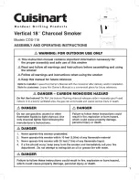 Preview for 1 page of Cuisinart COS-118 Assemble And Operating Instructions