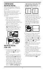 Preview for 6 page of Cuisinart CPC-610XA Instruction Manual