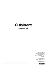 Предварительный просмотр 24 страницы Cuisinart CPC-900XA Instruction Booklet