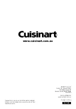 Preview for 9 page of Cuisinart CPK-18XA Instruction/Recipe Booklet