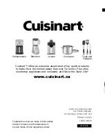 Предварительный просмотр 6 страницы Cuisinart CPM-28C Instruction Booklet