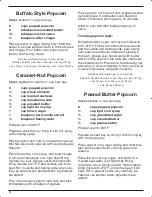 Предварительный просмотр 8 страницы Cuisinart CPM-900BK - EasyPop Popcorn Maker Instruction And Recipe Booklet