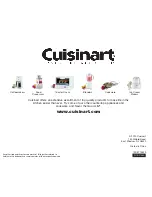 Preview for 8 page of Cuisinart CPT 120 - Compact Cool-Touch Toaster Instruction Booklet