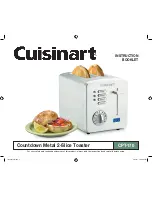 Preview for 1 page of Cuisinart CPT-170 Instruction Booklet