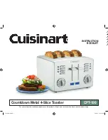 Cuisinart CPT-190 - Countdown Metal Toaster: Brushed Stainless Instruction Booklet preview