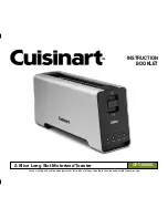 Cuisinart CPT-2000C Instruction Booklet preview